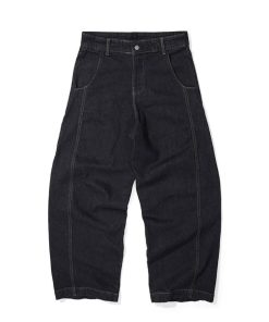 QUẦN JEANS BARREL BAGGY ĐEN INDIGO