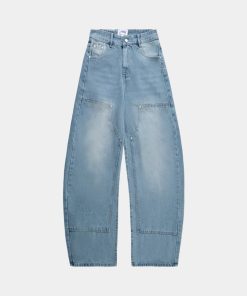 QUẦN JEANS BAGGY WASH XANH NHẠT